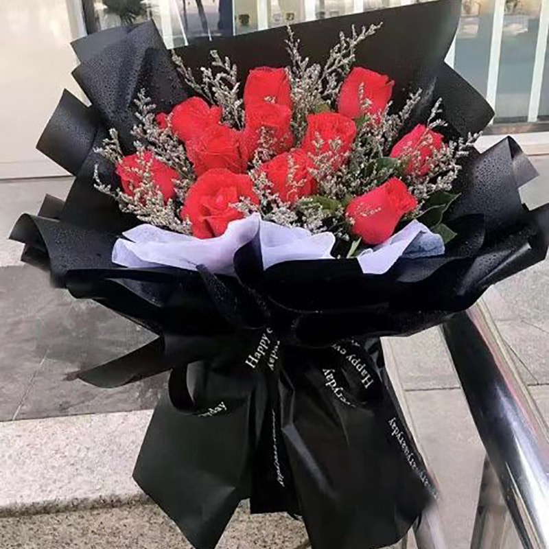 Filem Pembungkus Bunga Warna Pepejal Kertas MYHC-02 BOPP Han Su
