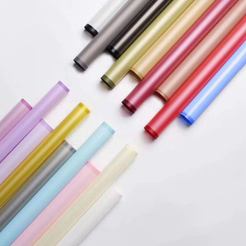 Filem Pembungkusan Bunga Matte Monokrom Warna Berat Cincin MYHC-05