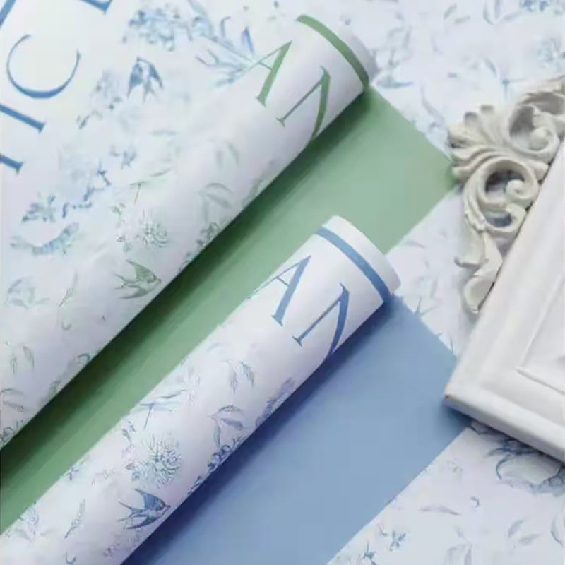 Kertas Pembalut Bunga Matte Segar Corak Satu Sisi MYHC-49
