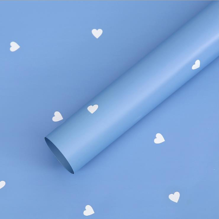MYHC-63 Little Love Decoration Pearlescent Film Filem Pembungkusan Bunga Kapas Bopp