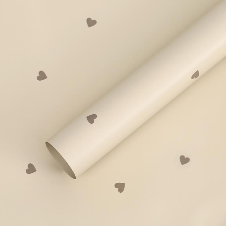 MYHC-63 Little Love Decoration Pearlescent Film Filem Pembungkusan Bunga Kapas Bopp