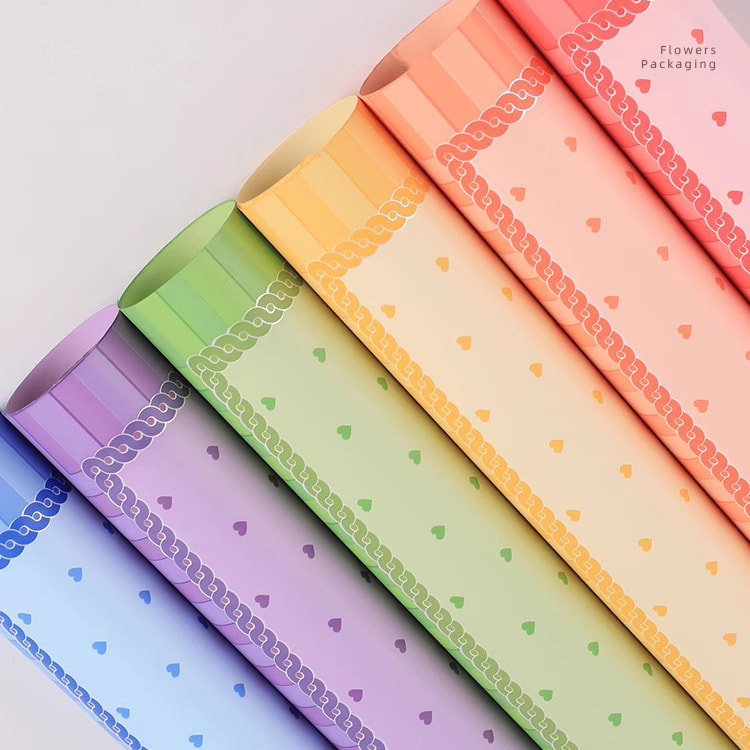 MYHC-65 Pakaian Puteri Filem Pembungkusan Bunga Plastik Warna Cerah