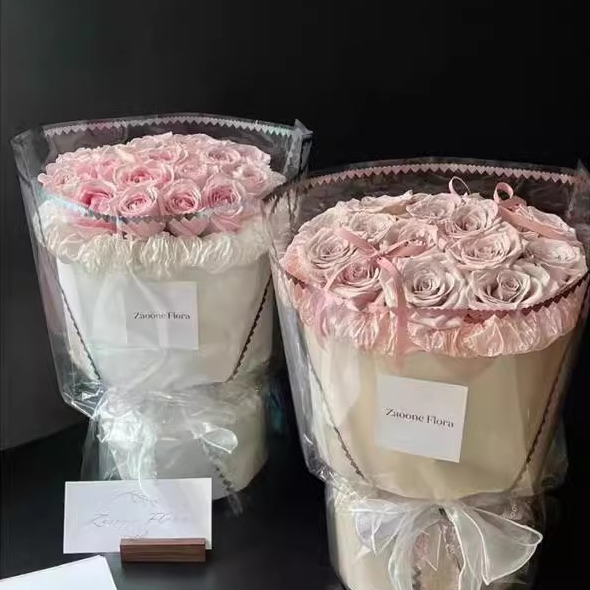MYHC-73 Lace Glitter Film Opp Lutsinar Filem Pembungkusan Bunga