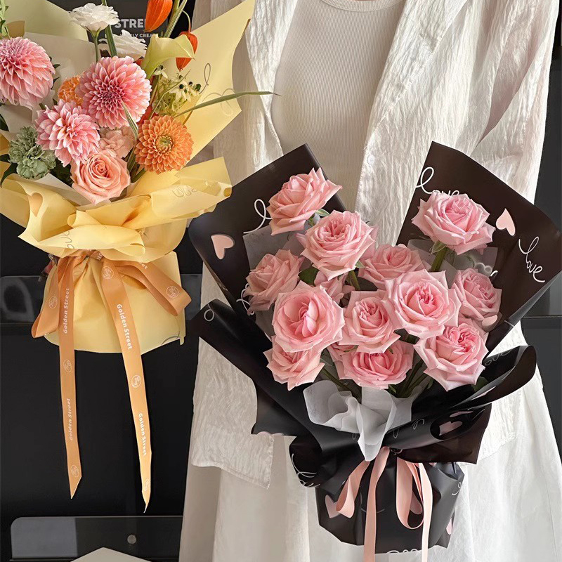 MYHC-75 6 Warna 57×57cm (±2cm) Filem Pembungkusan Bunga Matte