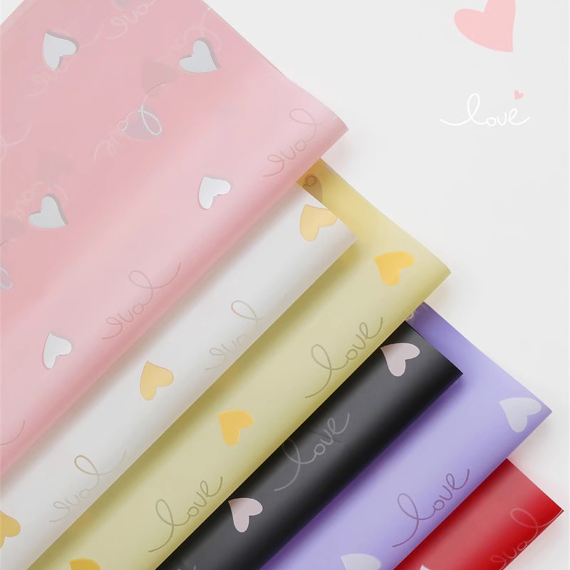 MYHC-75 6 Warna 57×57cm (±2cm) Filem Pembungkusan Bunga Matte