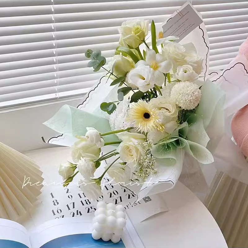 Kertas pembungkus bunga filem jeli kelopak