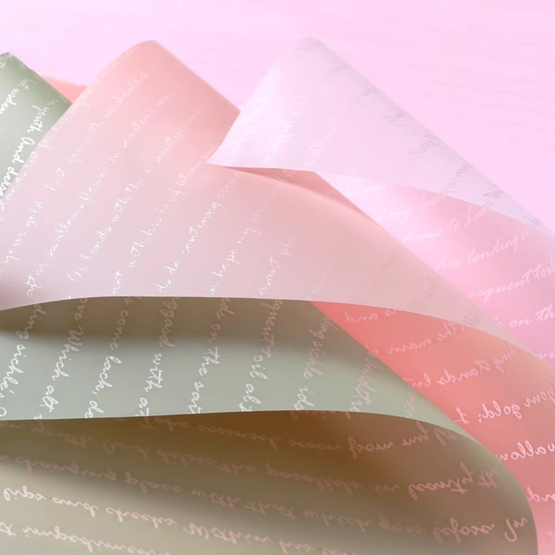 Filem pembungkusan bunga tebal kalis air 100%.