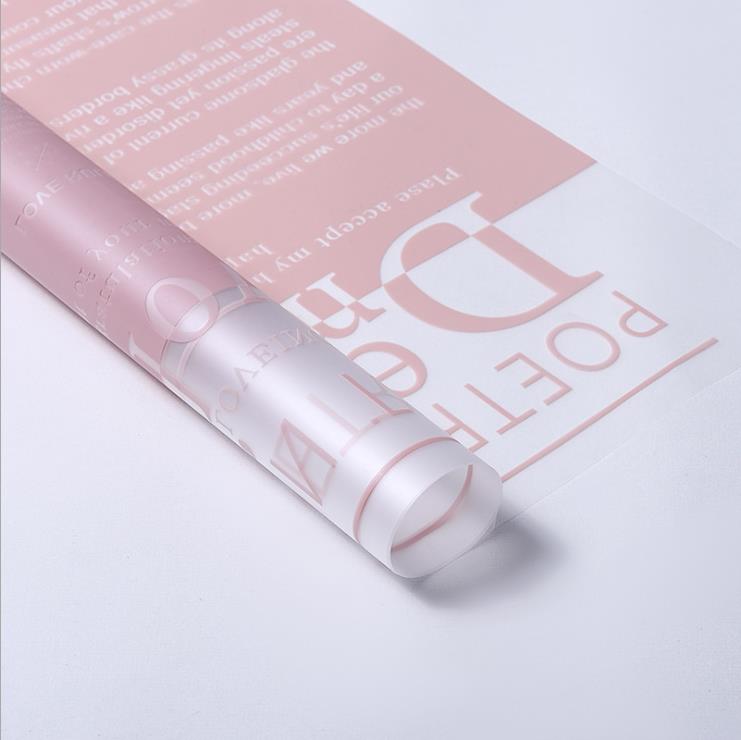 Filem Bungkus Bunga Jeli Frosted
