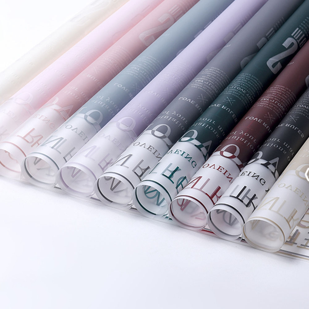 Filem Bungkus Bunga Jeli Frosted