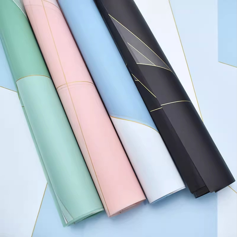 Kertas Nossa Bungkus Bunga Kalis Air dengan Garisan Magnet