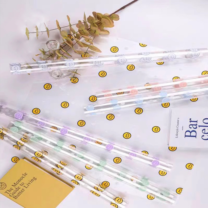 Kertas Pembalut Bunga Muka Tersenyum OPP Cellophane