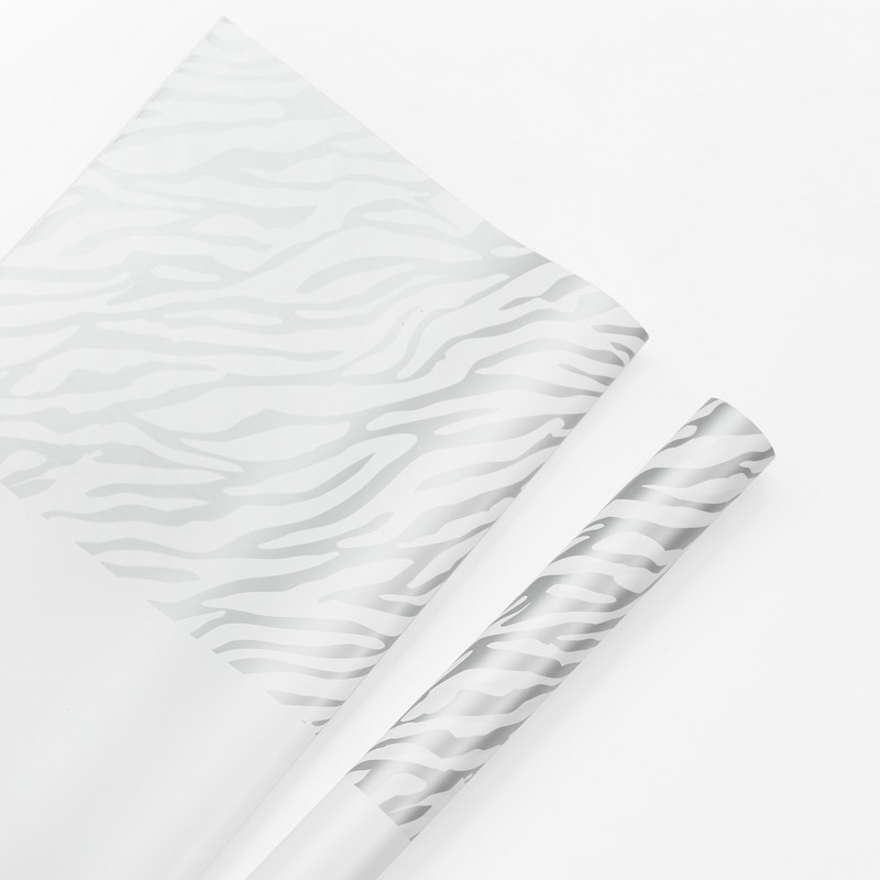 Kertas pembalut bunga enam warna cetakan zebra