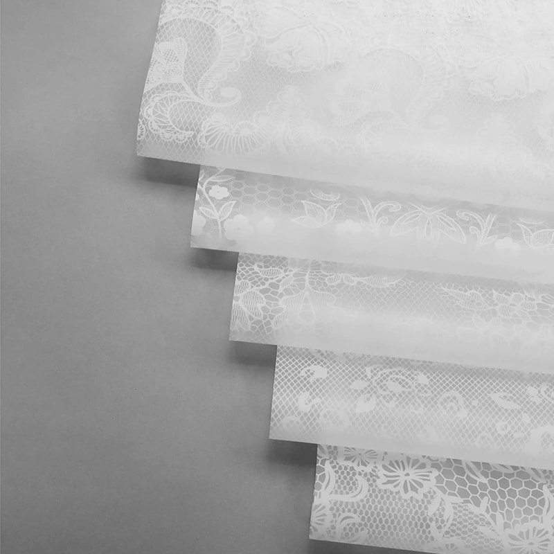Kertas pembalut bunga Nuosha dalam pelbagai corak dan gaya