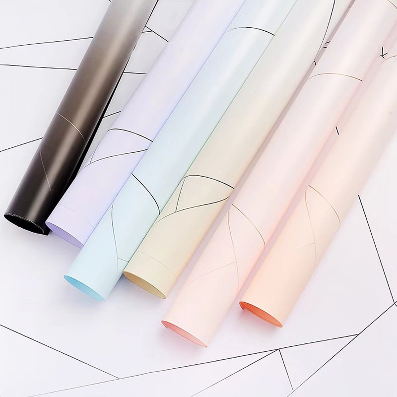Kertas bunga plastik legap tebal