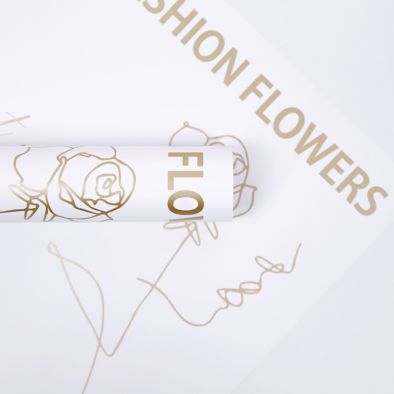 Kertas pembalut Bunga Love-Bouquet dengan corak bunga ros