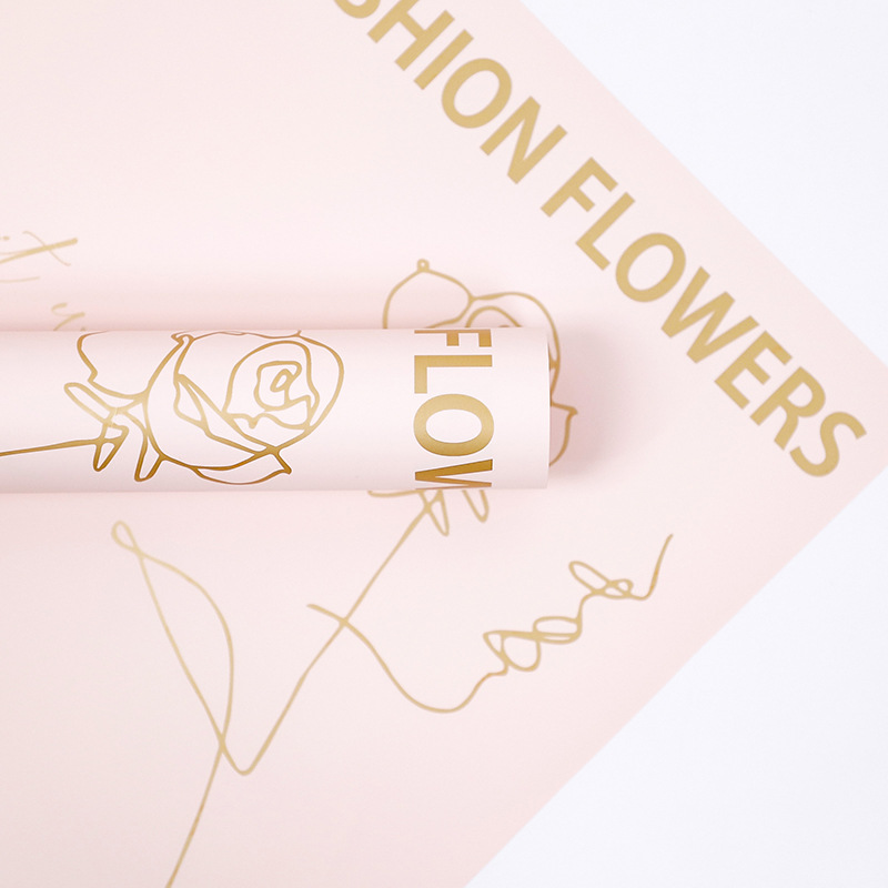 Kertas pembalut Bunga Love-Bouquet dengan corak bunga ros